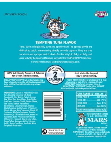 Temptations Mega Tempting Tuna Cat Treat (6.35oz)
