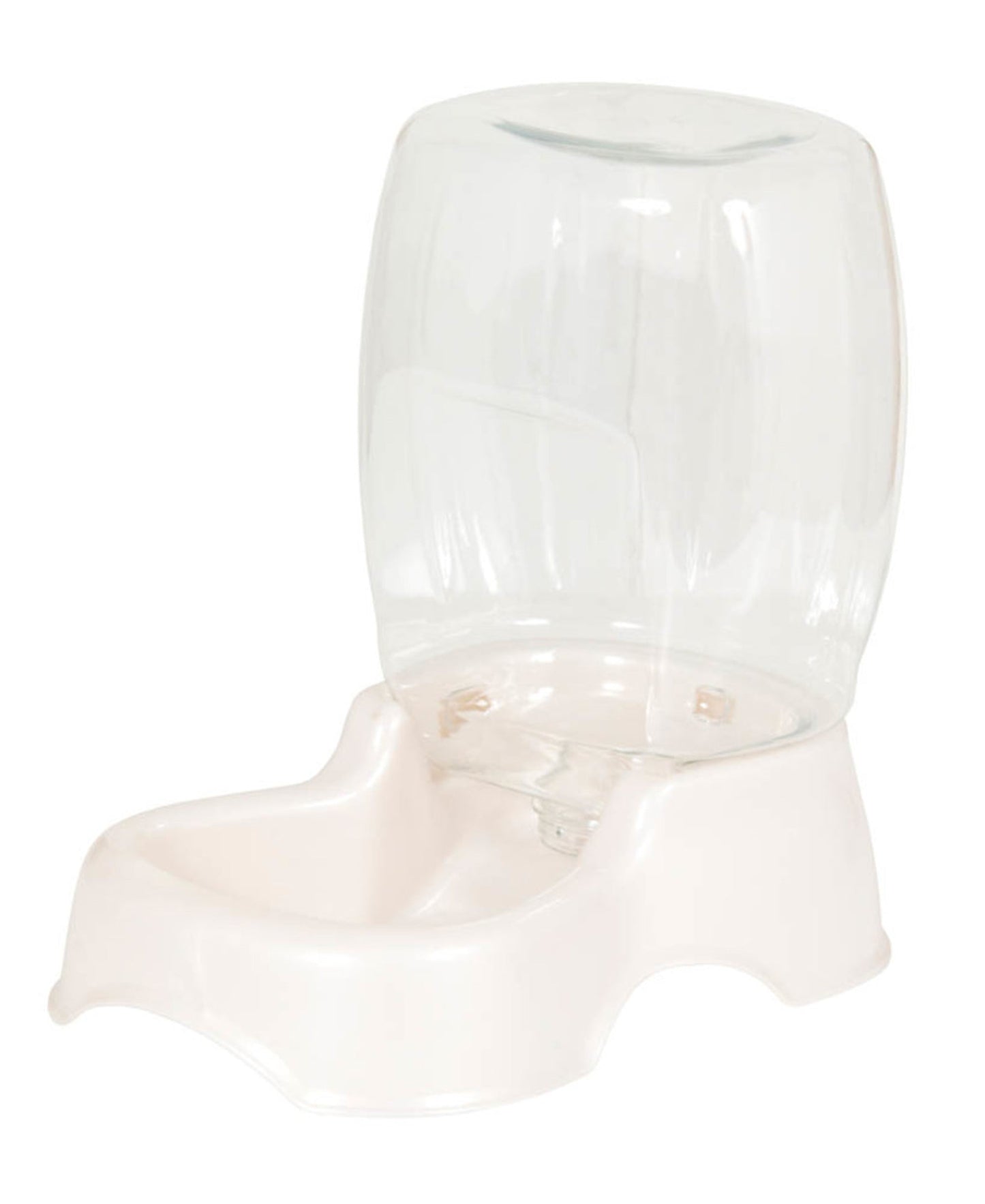 Petmate Pet Cafe Waterer Pearl Silver .75gal