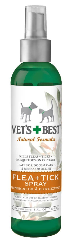 Vet's Best Flea & Tick Plant-Based Formula Spray 8 fl. oz
