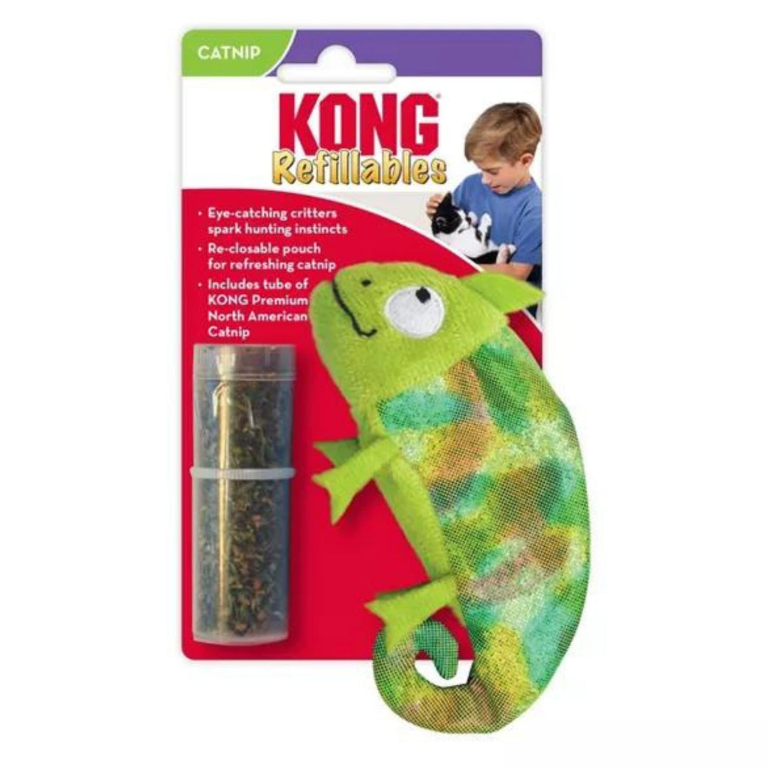 KONG Refillables Critter Chameleon Catnip Cat Toy
