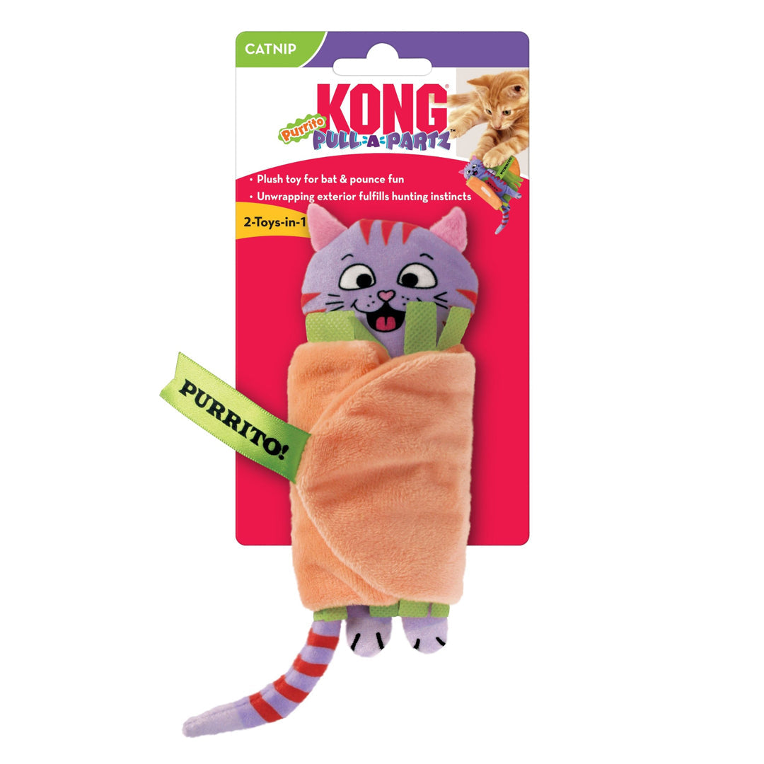 KONG Pull-A-Partz Cat Toy Purrito
