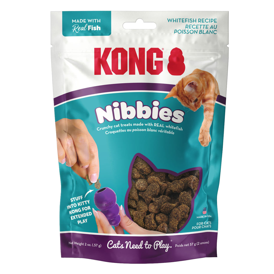 KONG Nibbies Cat Treats Whitefish 2oz