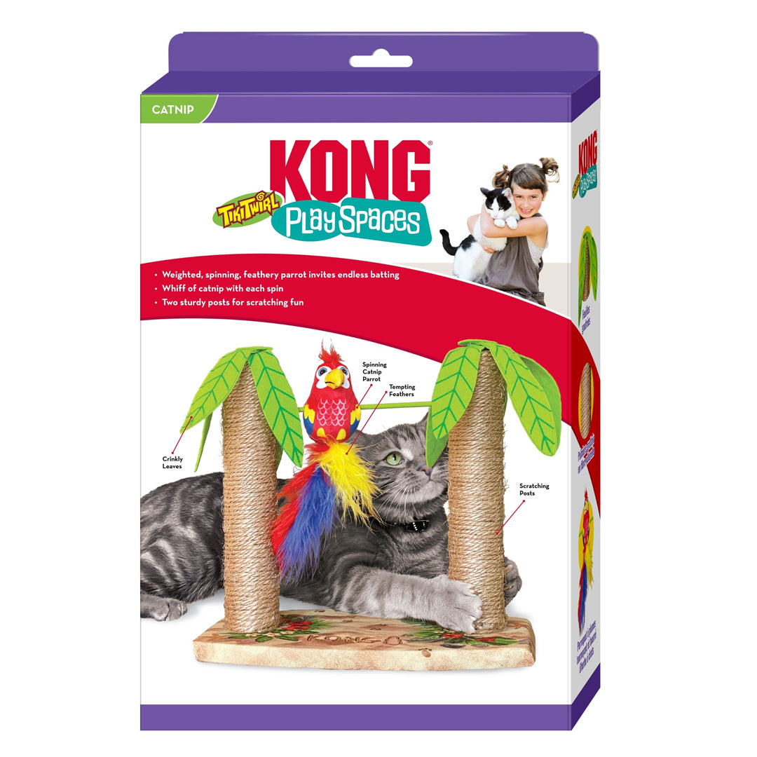 KONG Play Spaces Tiki Twirl Cat Toy