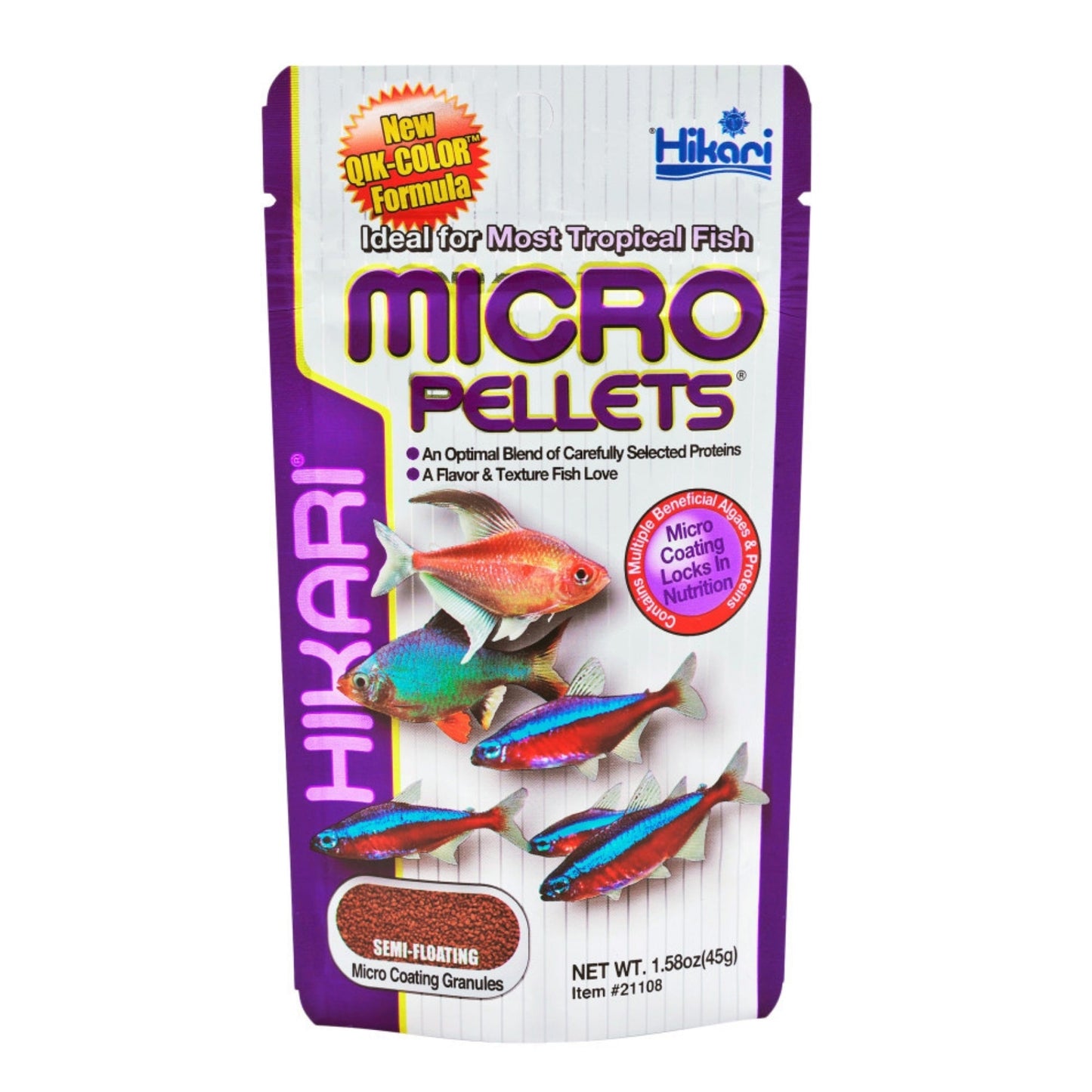 Hikari USA Tropical Pellets Fish Food 1ea/1.58 oz