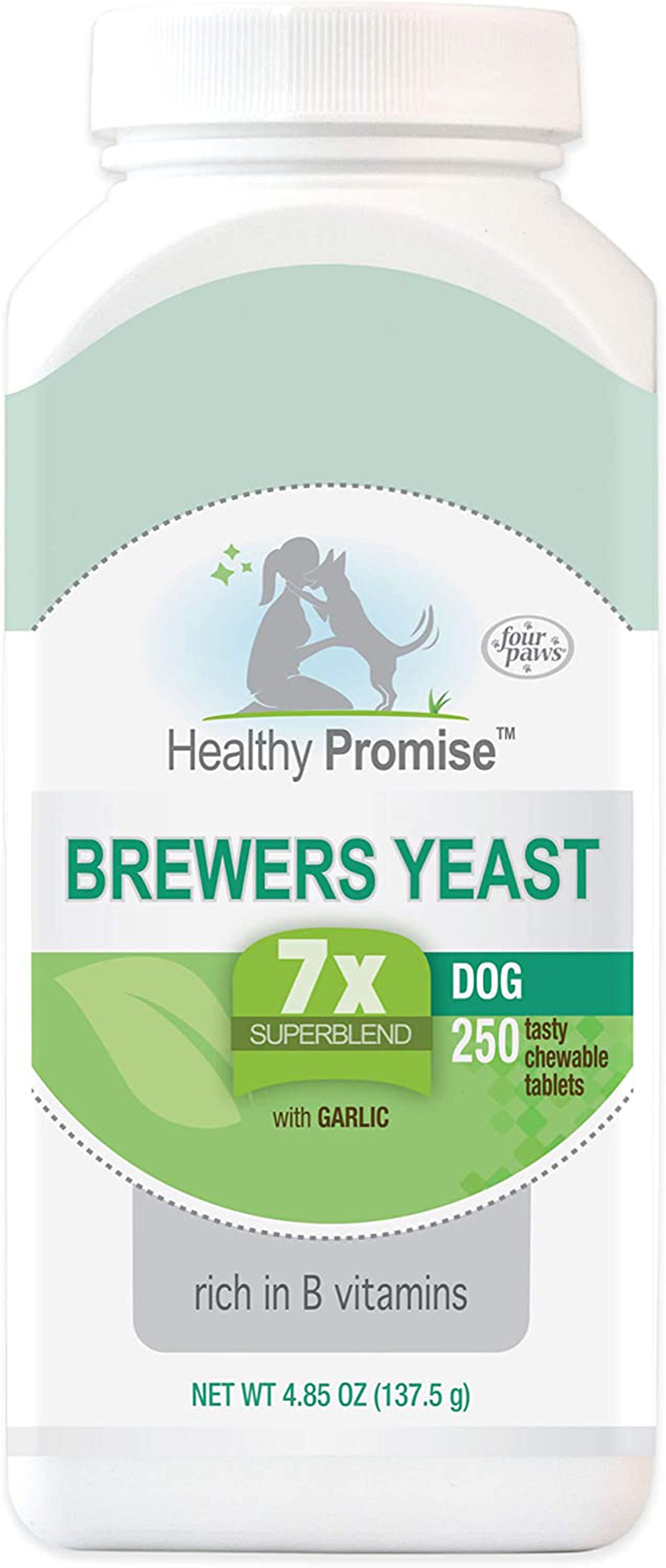 Four Paws Healthy Promise Brewers Yeast for Dogs 1ea/4.85 oz 250 ct