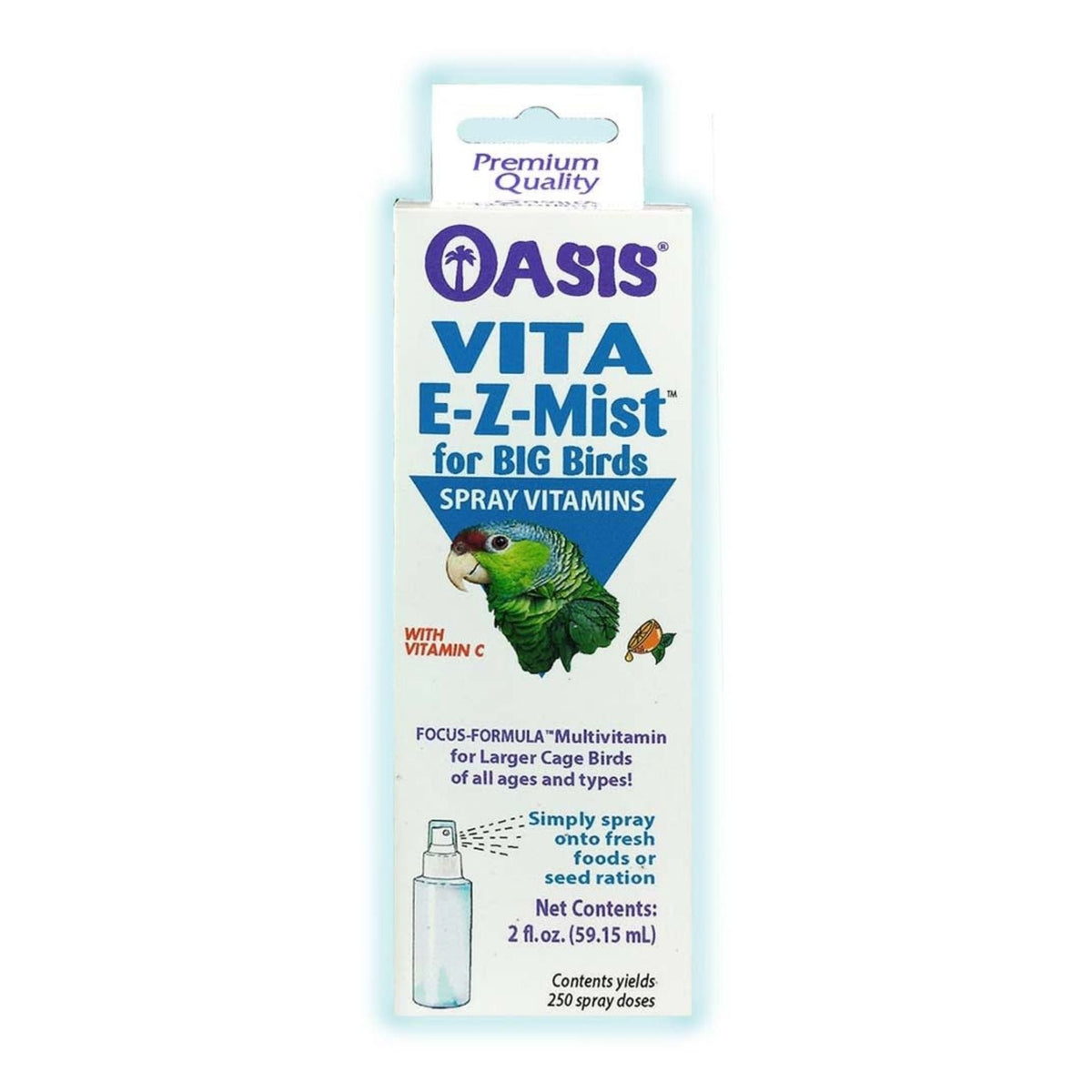 Oasis VITA E-Z-MIST Multivitamin Spray for Big Birds 1ea/2 floz.