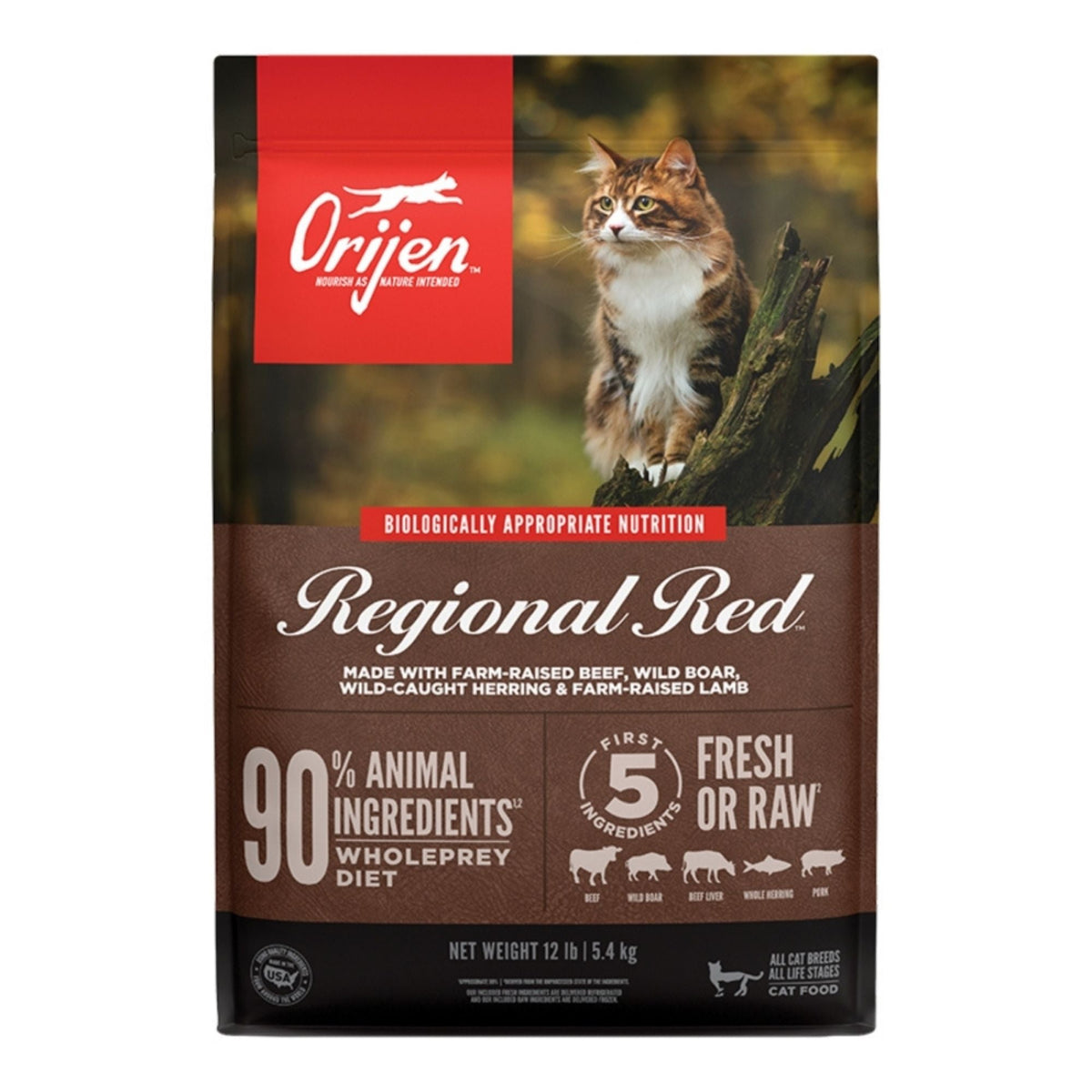 Orijen Cat USA Regional Red 12Lbs