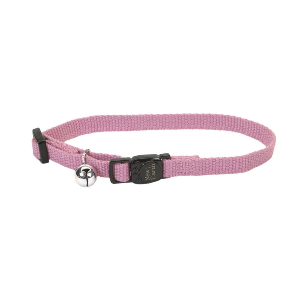 Coastal New earth Soy Adjustable Breakaway Cat Collar Rose 3/8X8-12In