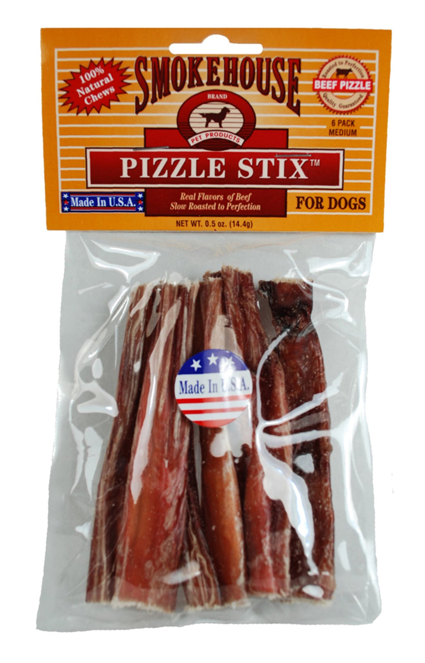 Smokehouse USA Made Beefy Sticks 4in/6pk