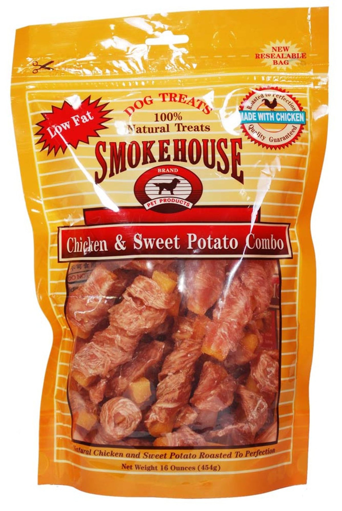 Smokehouse Sweet Potato Stick Treat Wrapped with Chicken Breast Tendor 16oz