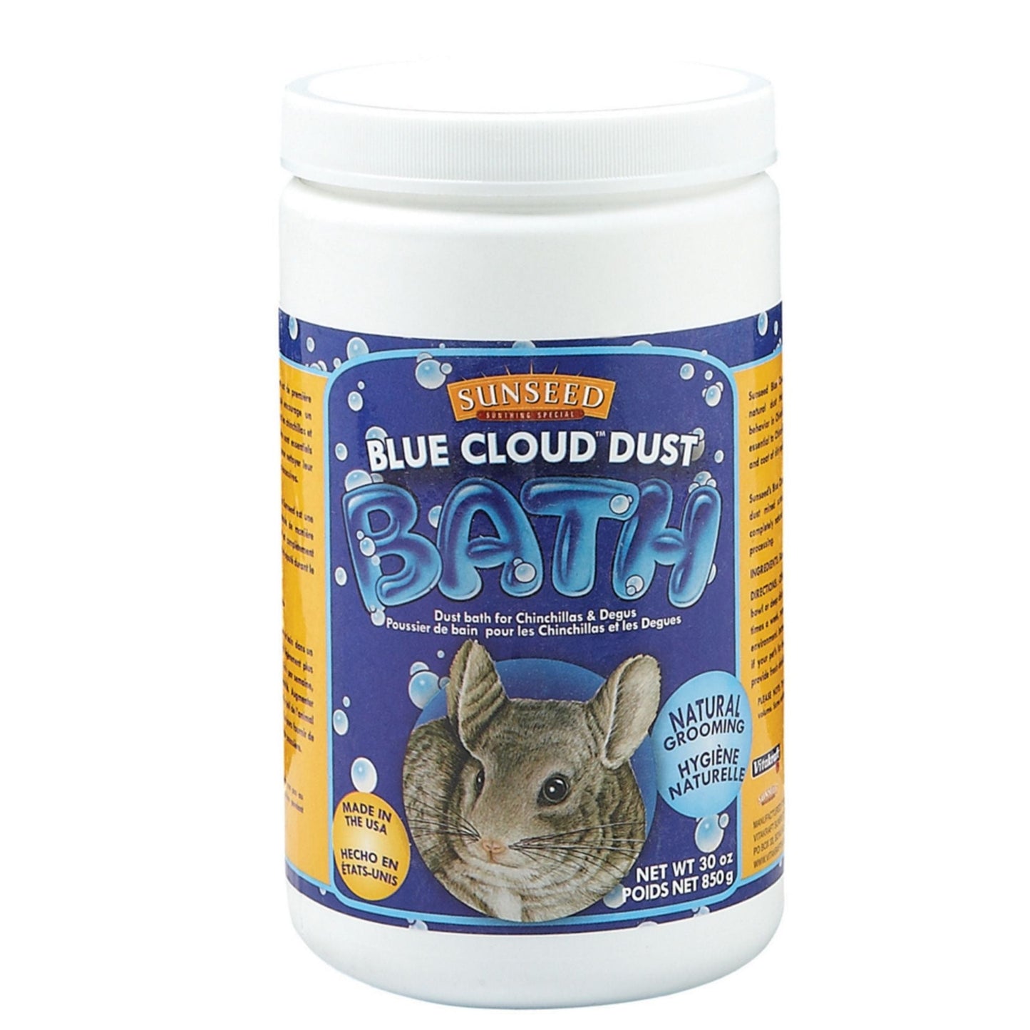 Sun Seed Supplement Chinchilla Blue Cloud Dust 1ea/30oz.