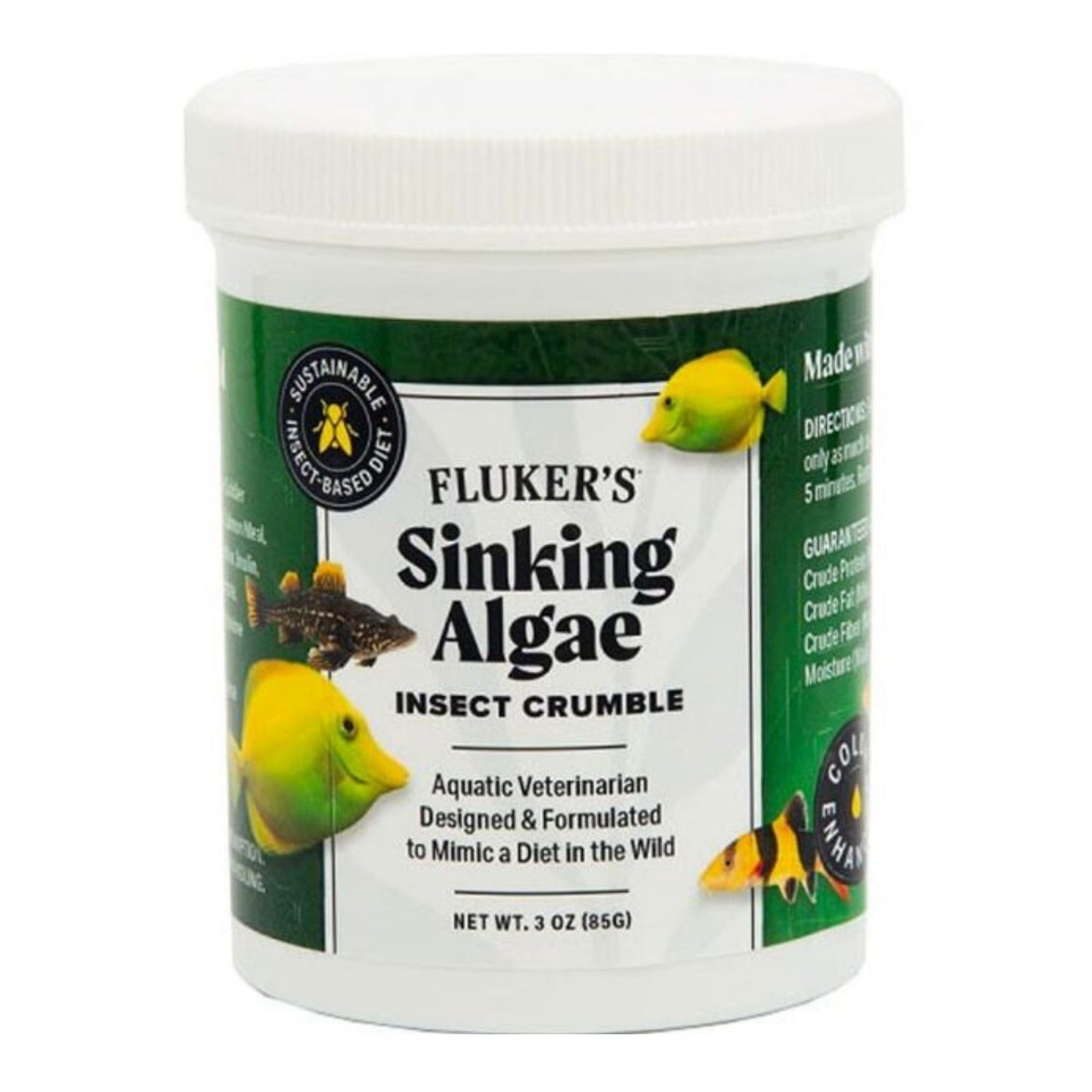 Flukers Sinking Algae Insect Crumble 3oz.