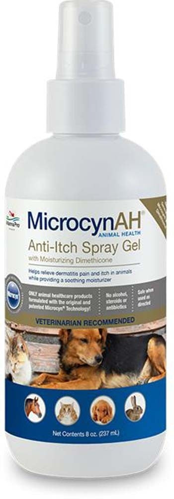 MicrocynAH Anti-Itch Spray Gel 8oz