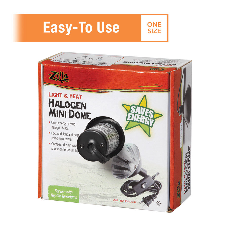 Zilla Halogen Mini Dome Fixture