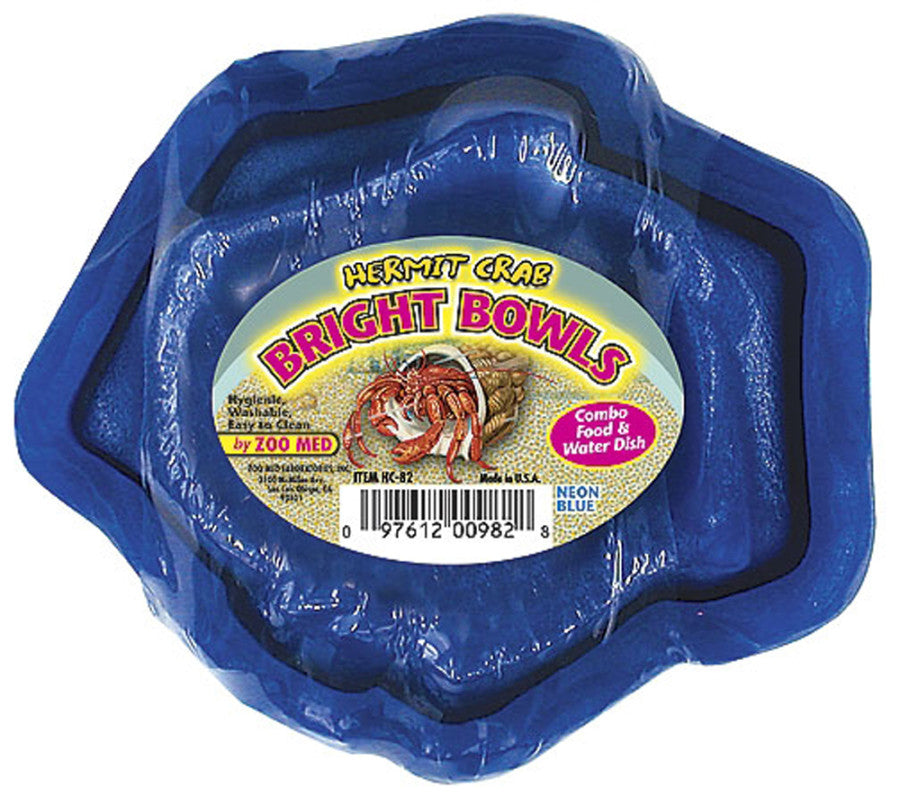 Zoo Med Hermit Crab Bright Bowls Blue