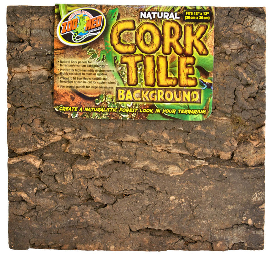 Zoo Med Cork Tile Background Small 12 x 12