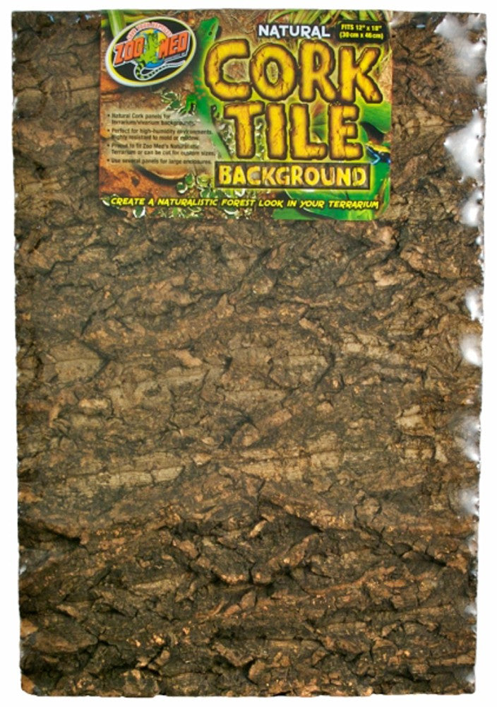 Zoo Med Cork Tile Background Medium 12 x 18