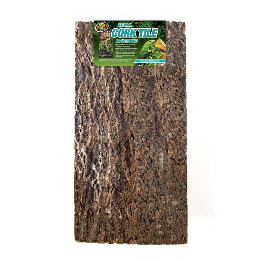 Zoo Med Natural Cork Tile Background Panel for Terrarium 18 x 36in