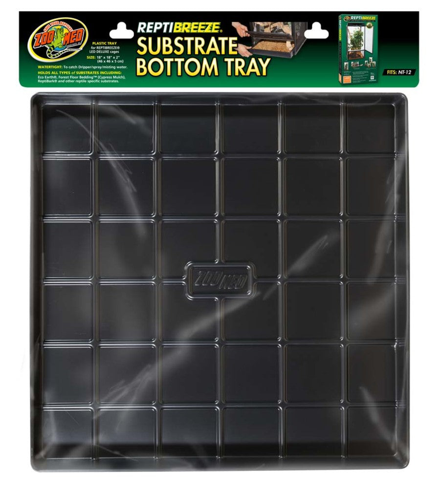 Zoo Med ReptiBreeze Substrate Bottom Tray 18x18