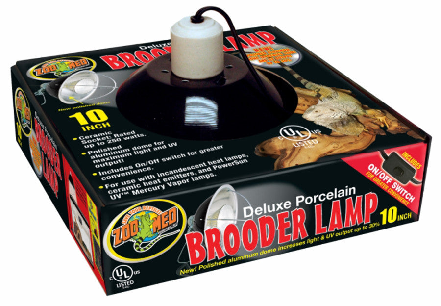 Zoo Med Deluxe Porcelain Brooder Lamp 10in