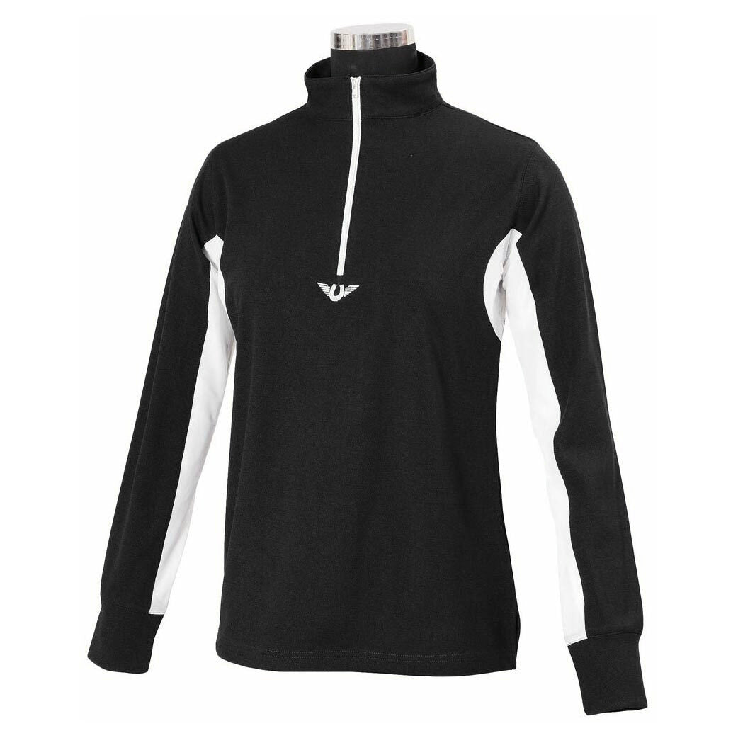 TuffRider Youth Long Sleeve Ventilated Technical Sport Shirt – UV Protection, Quick-Dry, Mesh Undersleeves