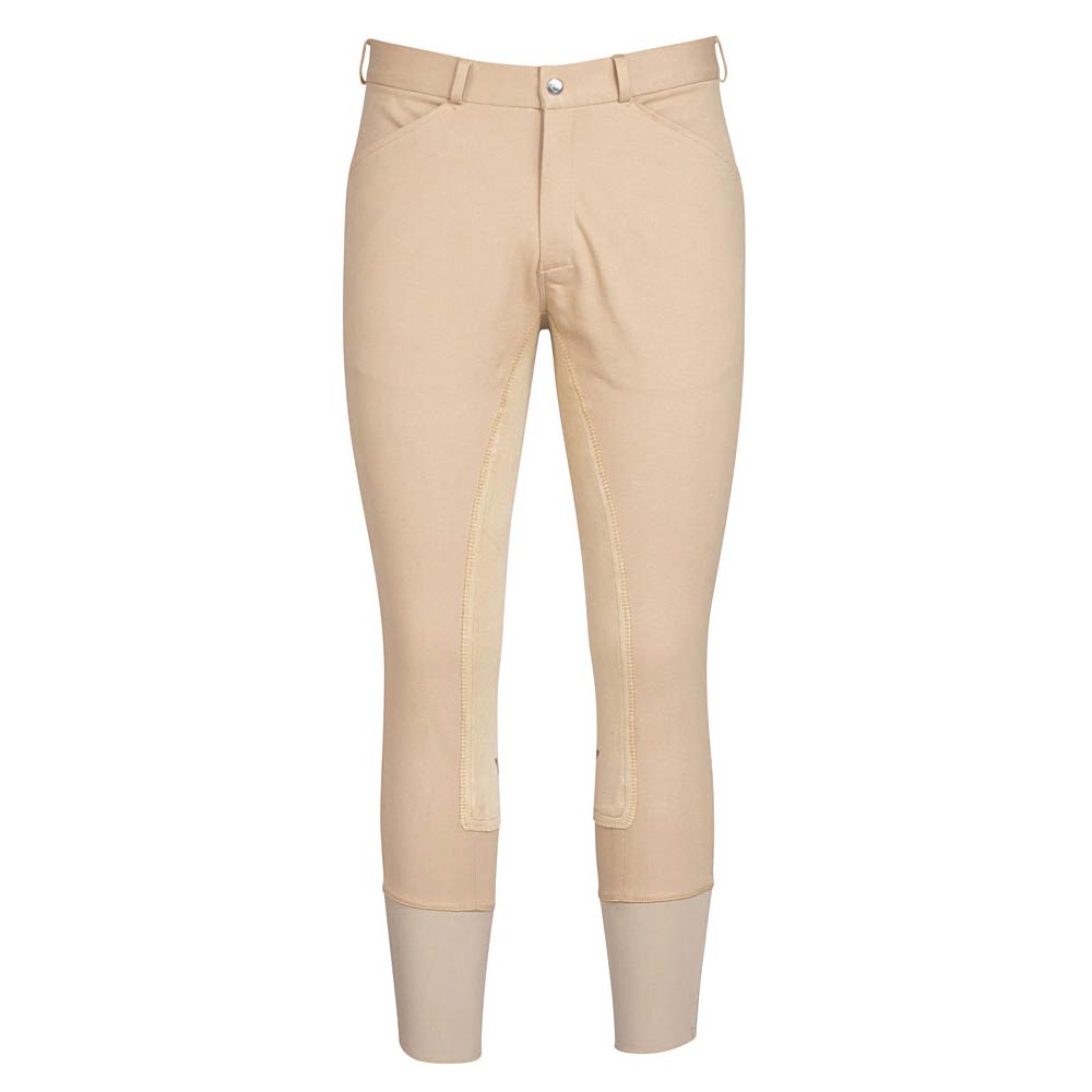 TuffRider Men's Knitted Denim Full Seat Patrol Breeches