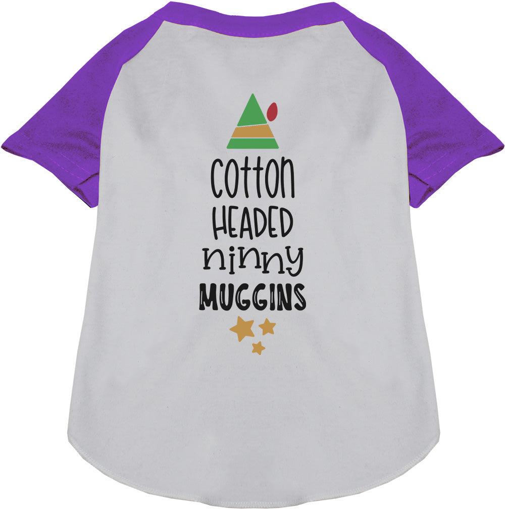 Cotton Headed Ninny Muggins Pet Raglan Shirt