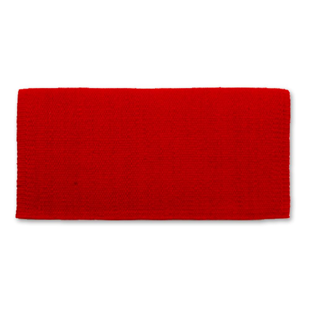 1314P-28 San Juan 24x24 Show Red New Zealand Wool Pony Saddle Blanket