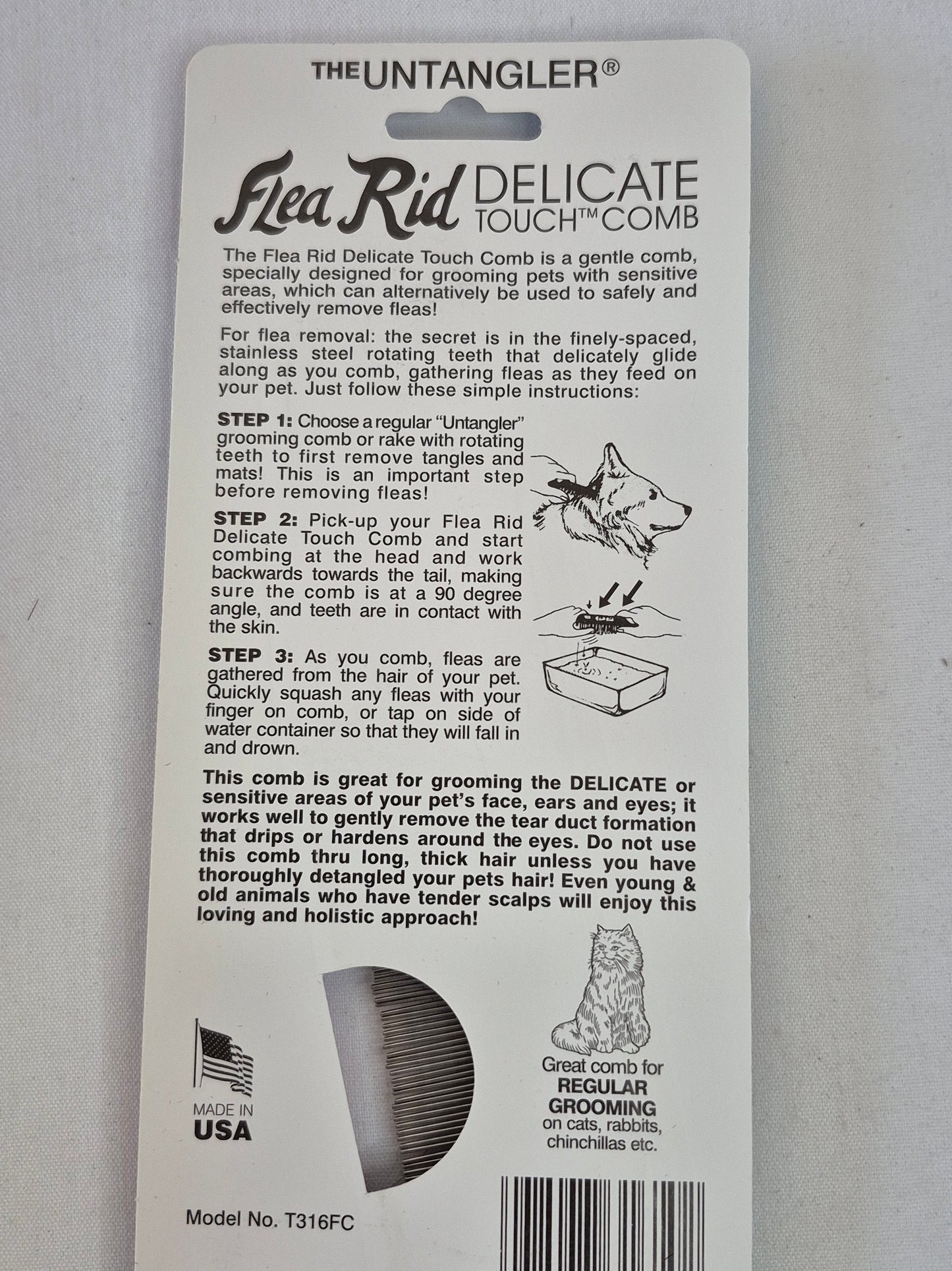 Flea & Tick Comb - USA made