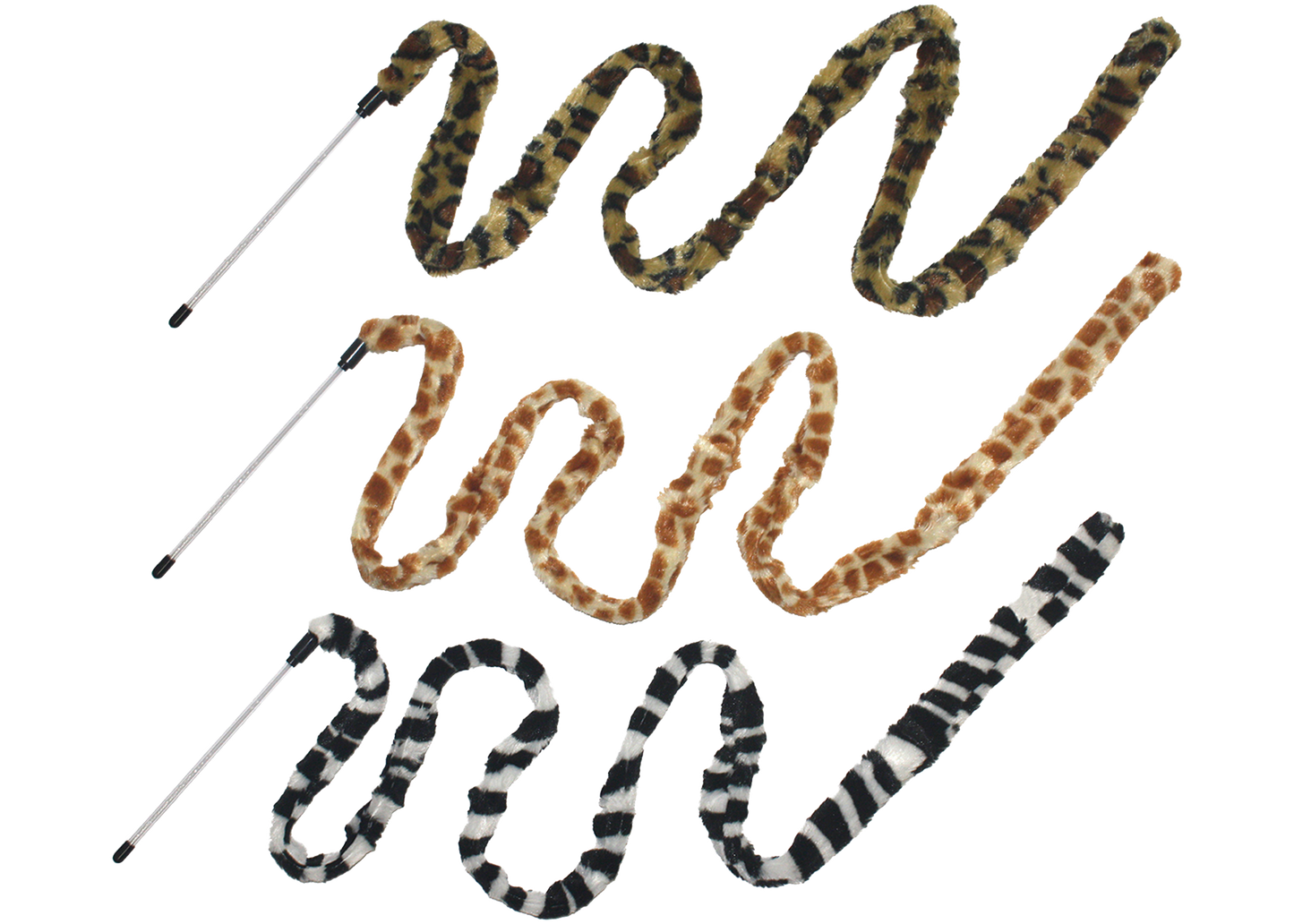 Multipet Safari Wizard Wands - Assorted Animal Prints 5"