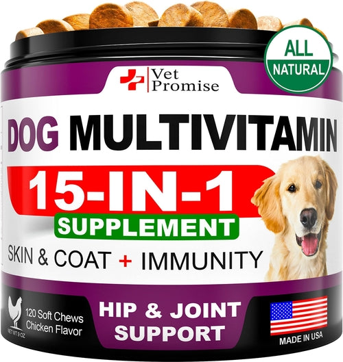 Dog Multivitamin Chewable With Glucosamine Dog Vitamins And