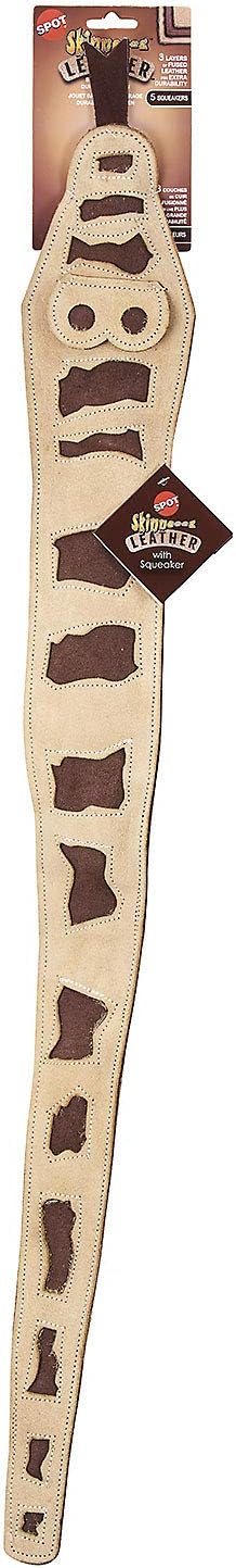 Spot Skinneeez Leather Snake Dog Toy 36in