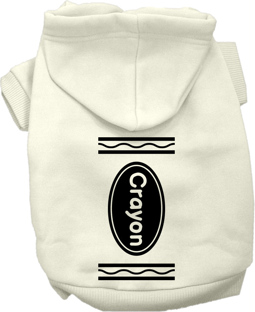 Halloween Pet Hoodie "Crayon Costume"