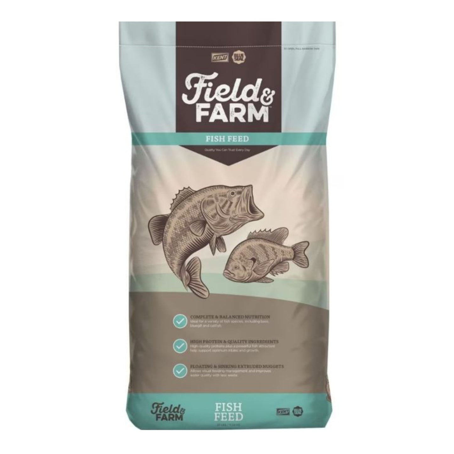 Field & Farm Fish Feed 32 Bag 25 Lb