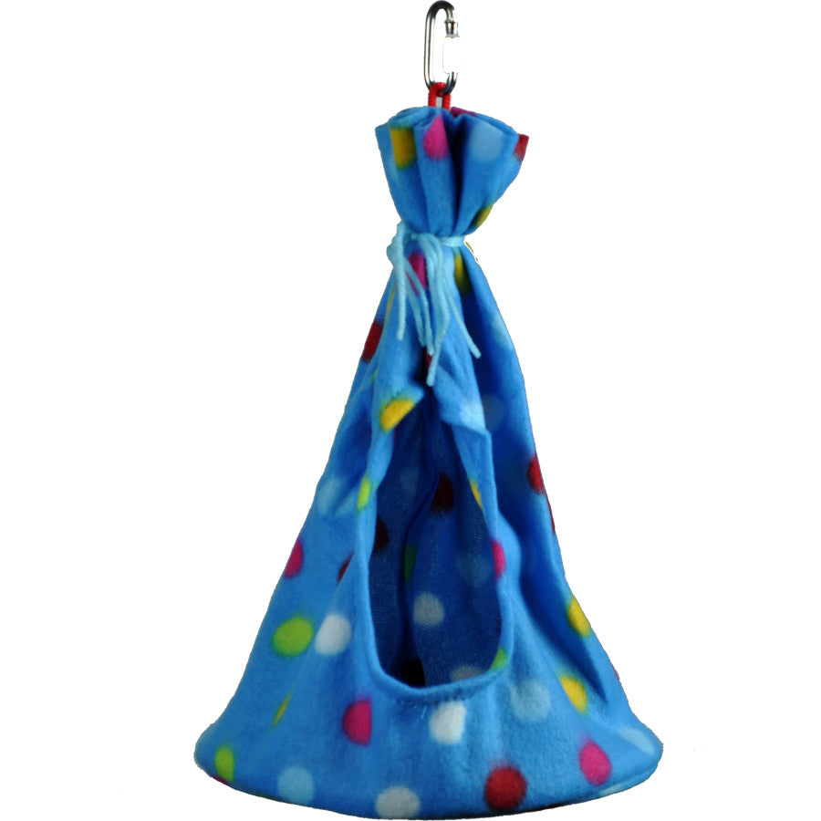 A&E Happy Beaks Fleece Teepee Bird Toy Large