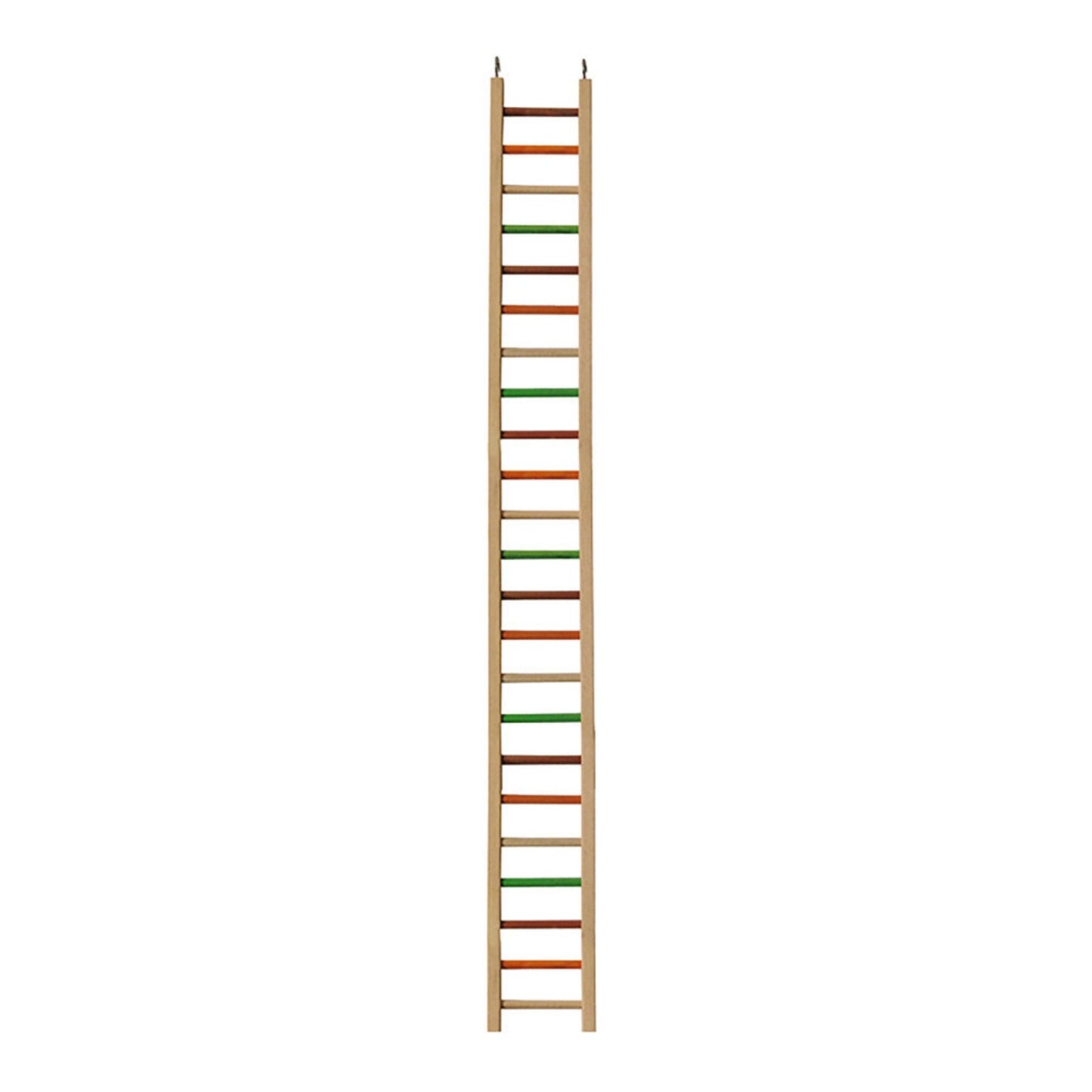 A & E Cages Happy Beaks Wooden Hanging Ladder Bird Toy 1ea/MD, 50 in.