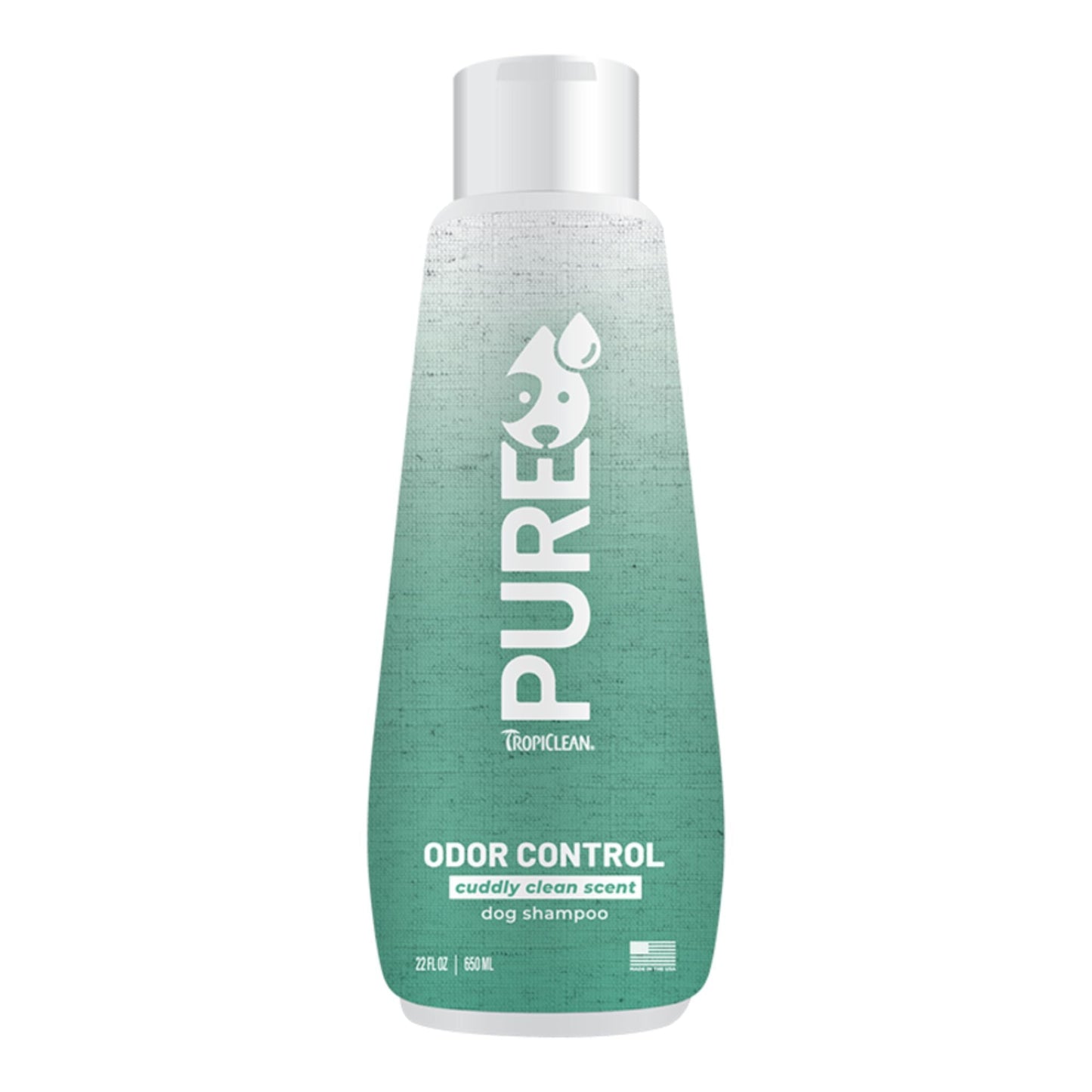 Tropiclean Dog Pure Odor Control Shampoo Cuddly Clean 22oz.