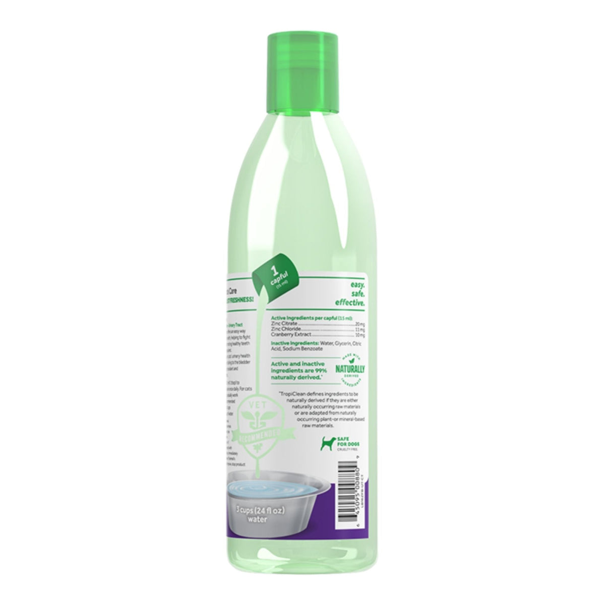 Fresh Breath By Tropiclean Cat Dental Water Additive + Urinary Tract Support 16oz.
