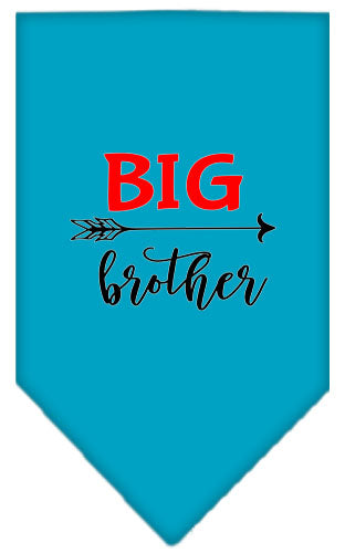 Pet and Dog Bandana Screen Printed, "Big Brother"