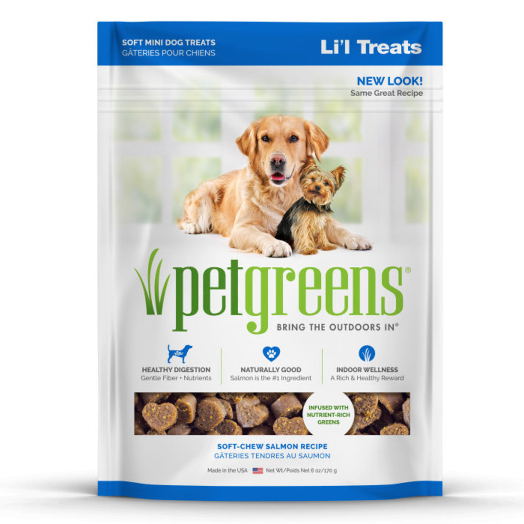 Pet Greens Li'l Treats Soft Chews Salmon 6oz