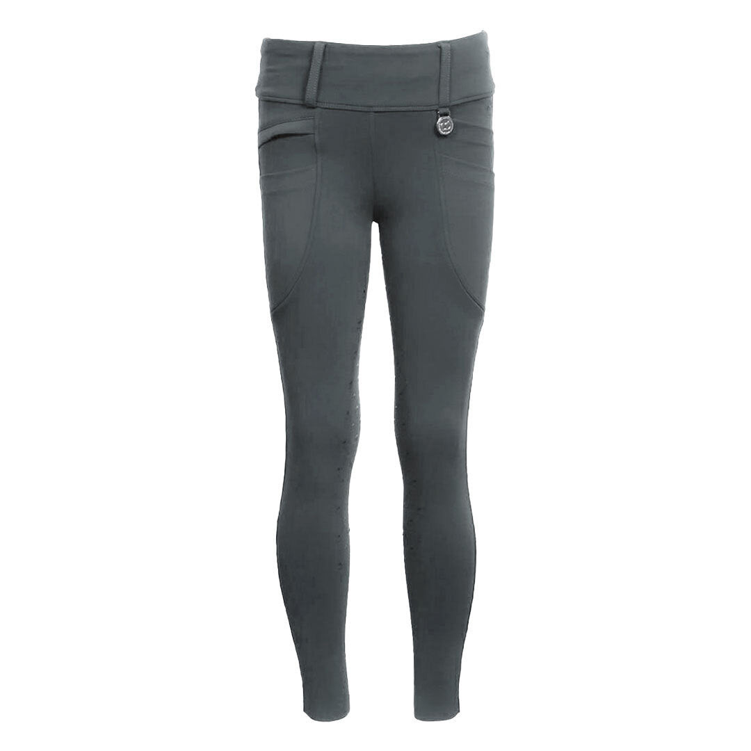Dapplebay Kids Essential Silicone Full Seat Tights-Graphite