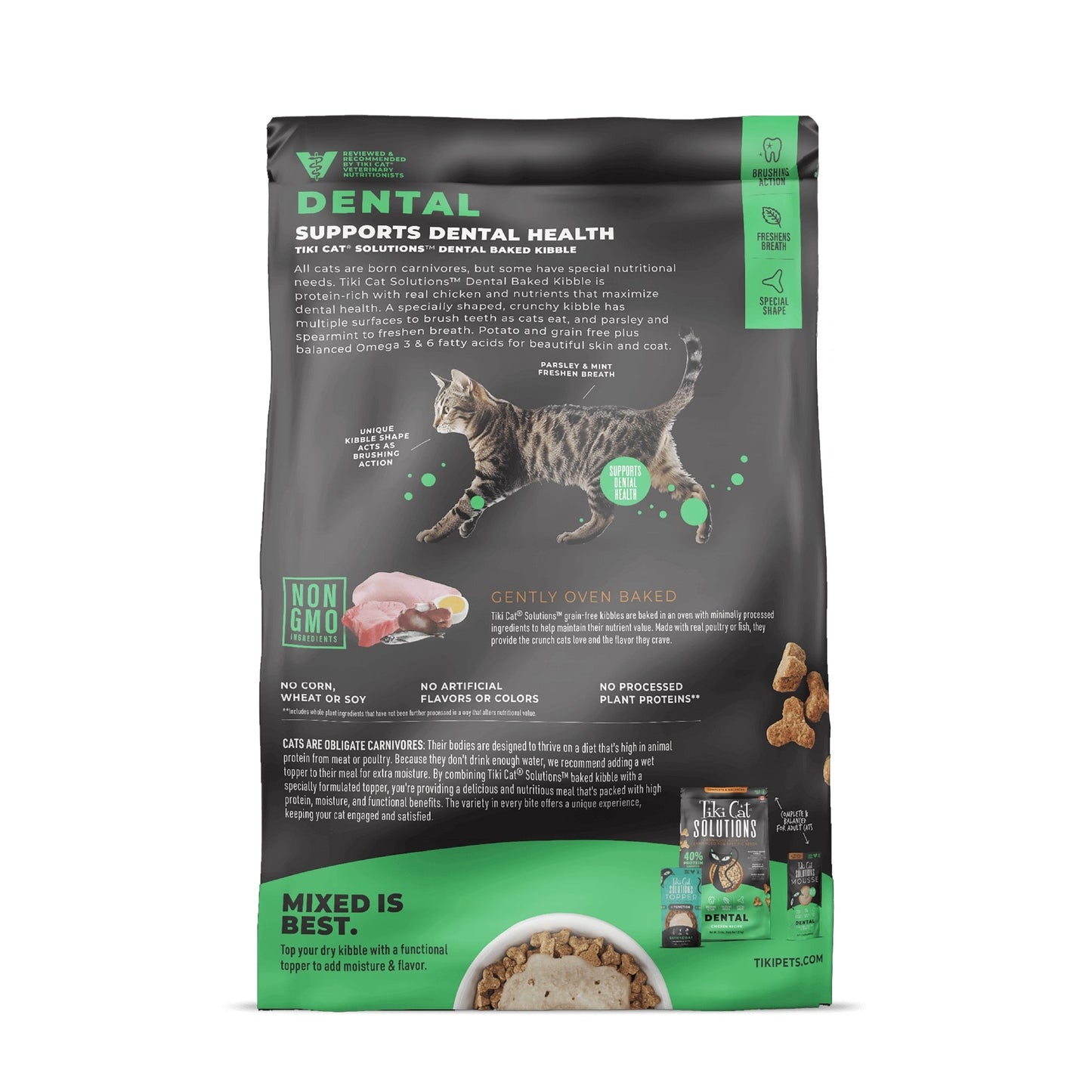Tiki Pet Cat Solutions Dental Chicken 5.6Lb