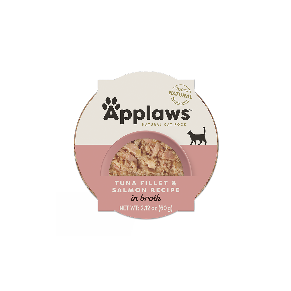 Applaws Tuna Fillet & Salmon In Broth Wet Cat (2.12oz)