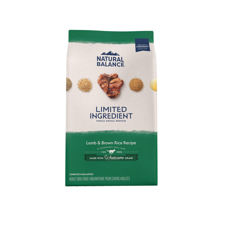 Natural Balance L.I.D. Lamb and Brown Rice Dry Dog Food 12lb