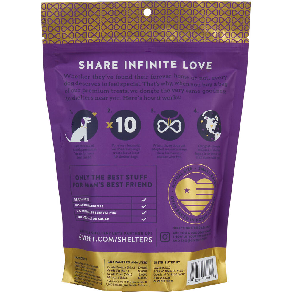 GivePet Dog House Rock Dog Treats (11oz)