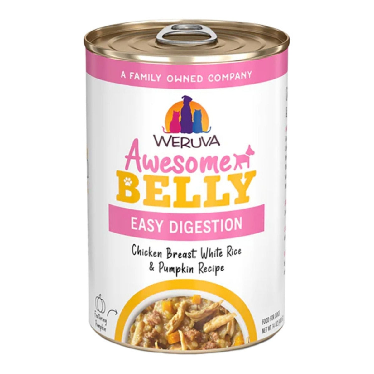 Weruva Dog Belly Chicken & Rice 14oz. (Case of 10)