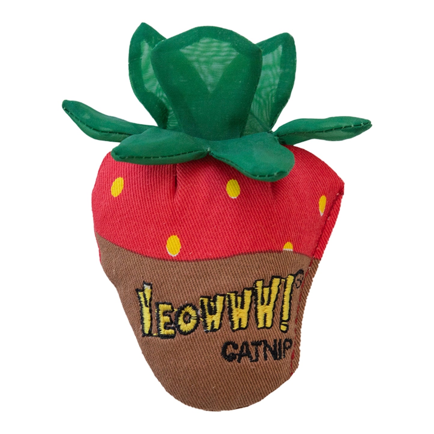 Yeowww Strawberry Catnip Cat Toy Chocolate, Single