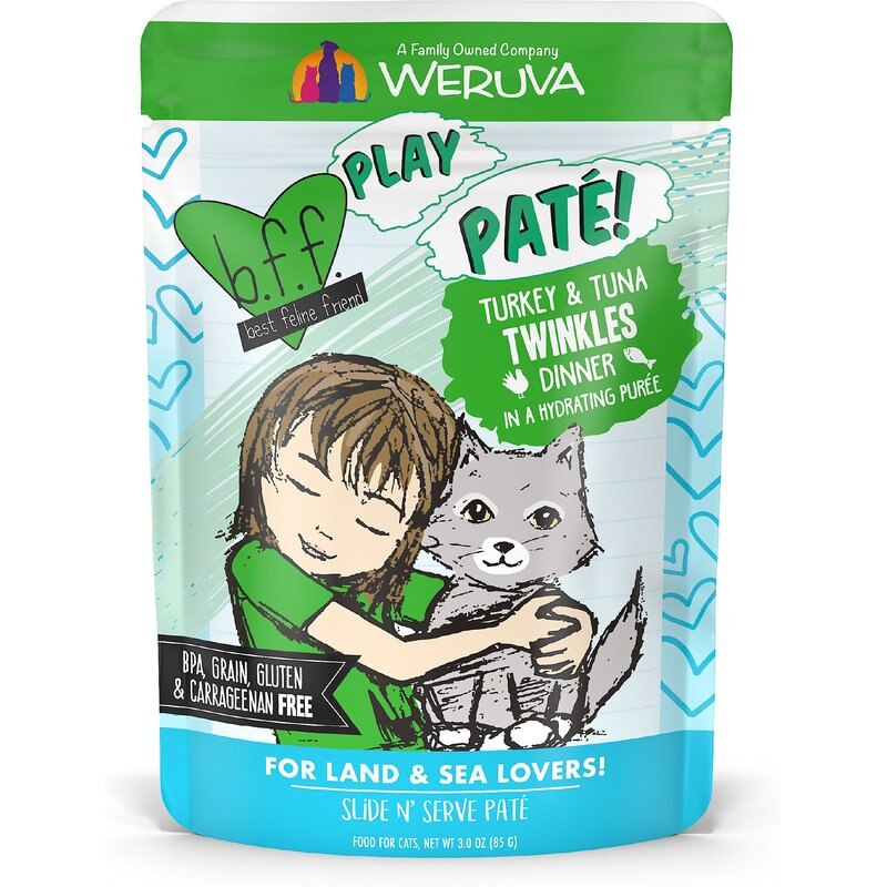 BFF CAT PLAY TWINKLES TURKEY 3oz POUCH Default Title