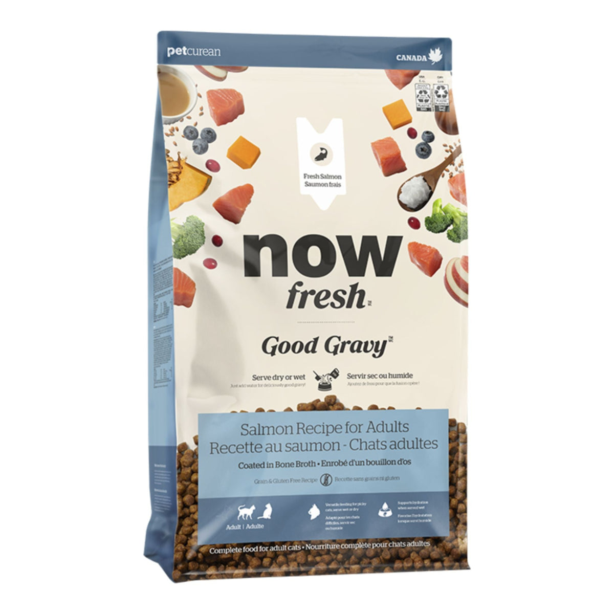 Now Fresh Cat Good Gravy Grain Free Adult Salmon Recipe 8Lbs