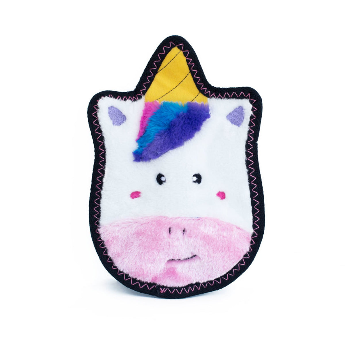 ZippyPaws Z-Stitch Sprinkles the Unicorn Dog Toy Medium